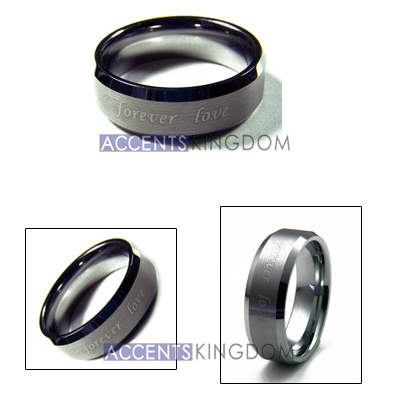 Tungsten Carbide Wedding Bands   on 8mm Men S Forever Love Tungsten Carbide Wedding Band Ring